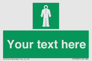 Custom sign safe condition Survival clothing